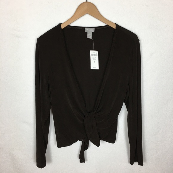 Chico's Sweaters - NWT Chico’s Travelers Tie Wrap Size 1(medium)